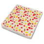 Hermia Felpudo de Cristal 100% Piedra Natural, Set de 4 Piezas, 10x10x1cm, TAB11183924